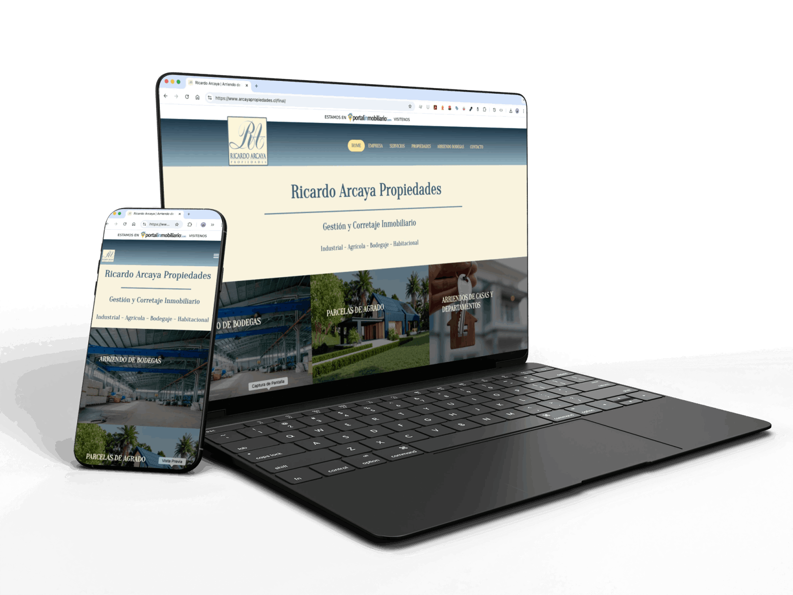 sitio web arcaya propiedades