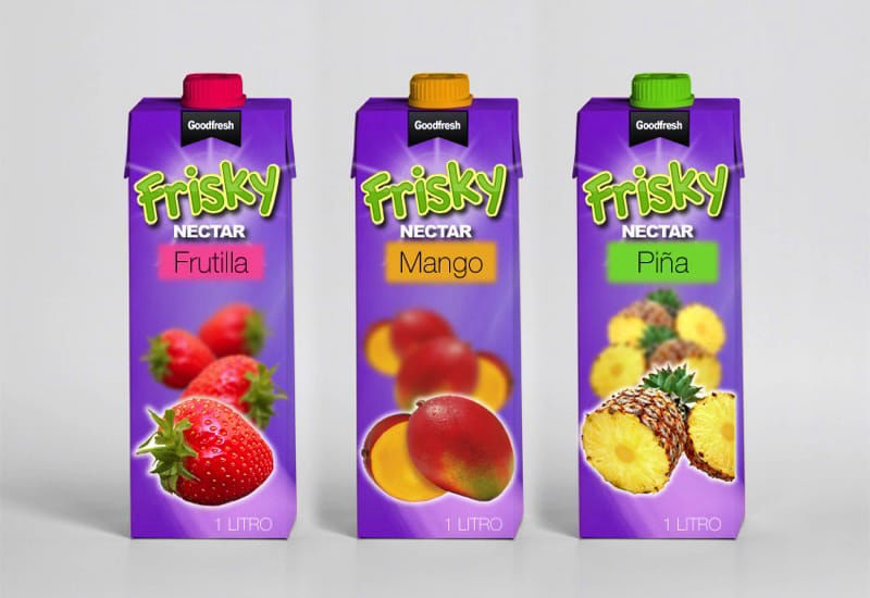 diseño de cajas para nectar tetrapak
